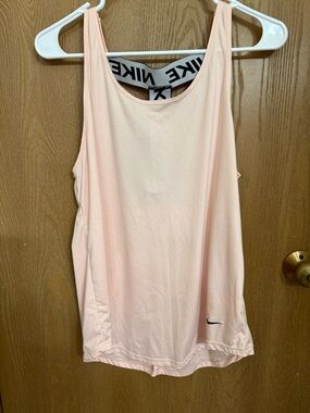 Nike Women's Pale Pink Athletic Tank Top